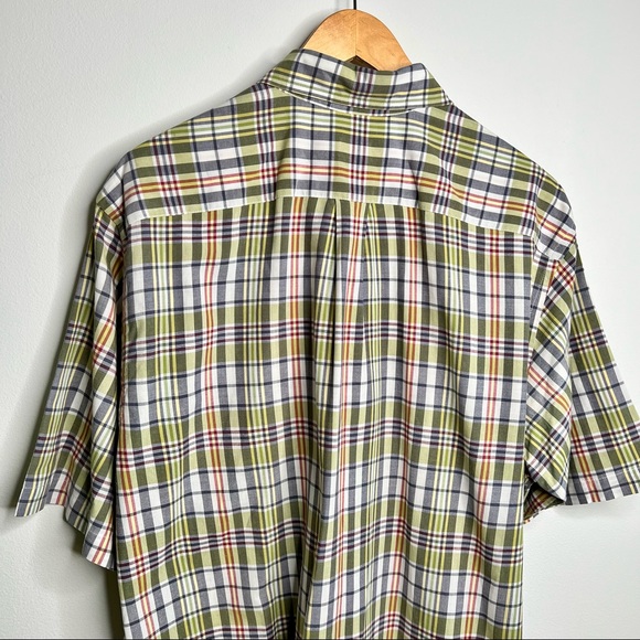 Brooks Brothers Green Plaid Short Sleeve Shirt - Picture 5 of 10